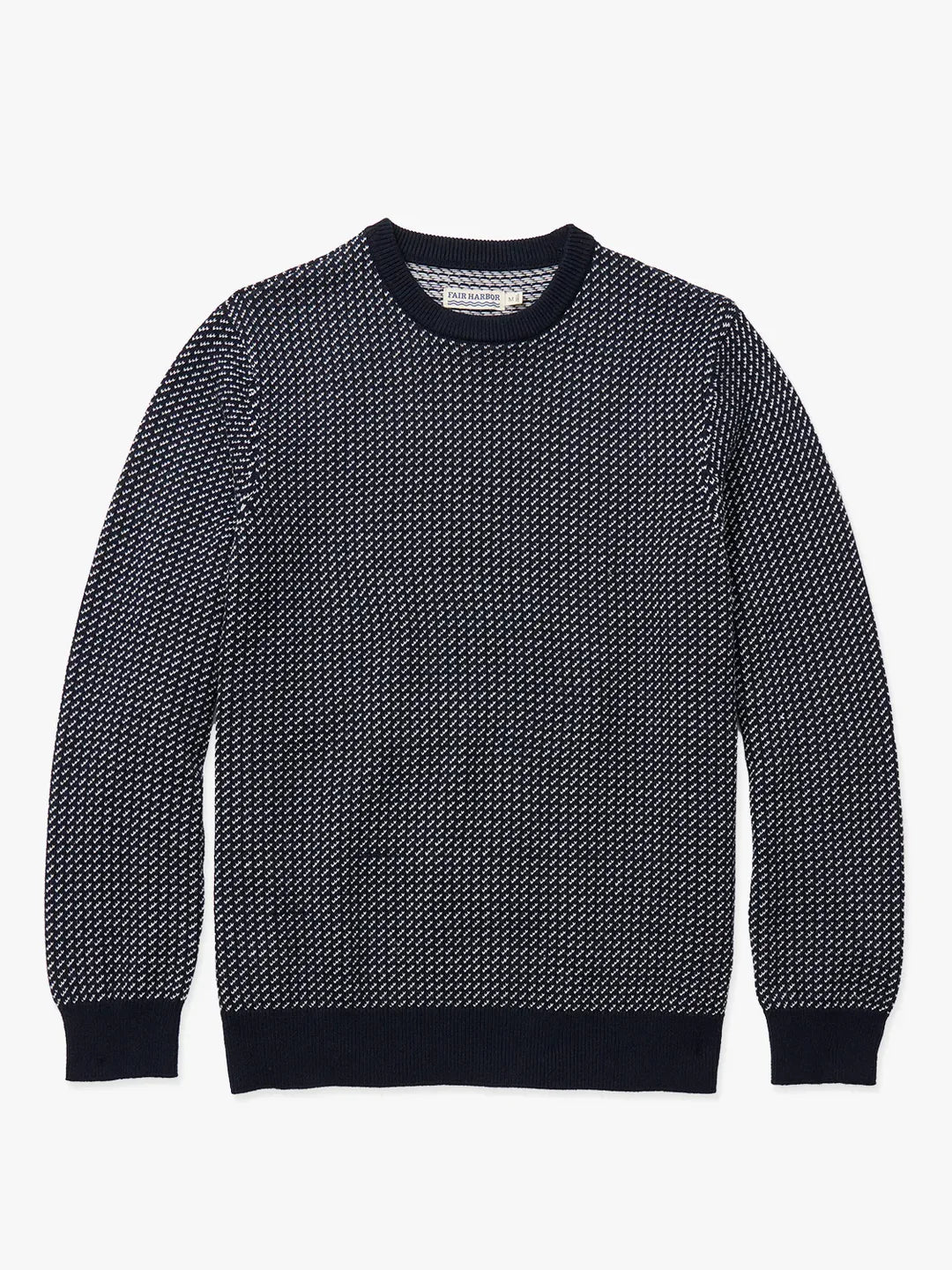 Tidal Sweater - Navy Nautical Birdseye