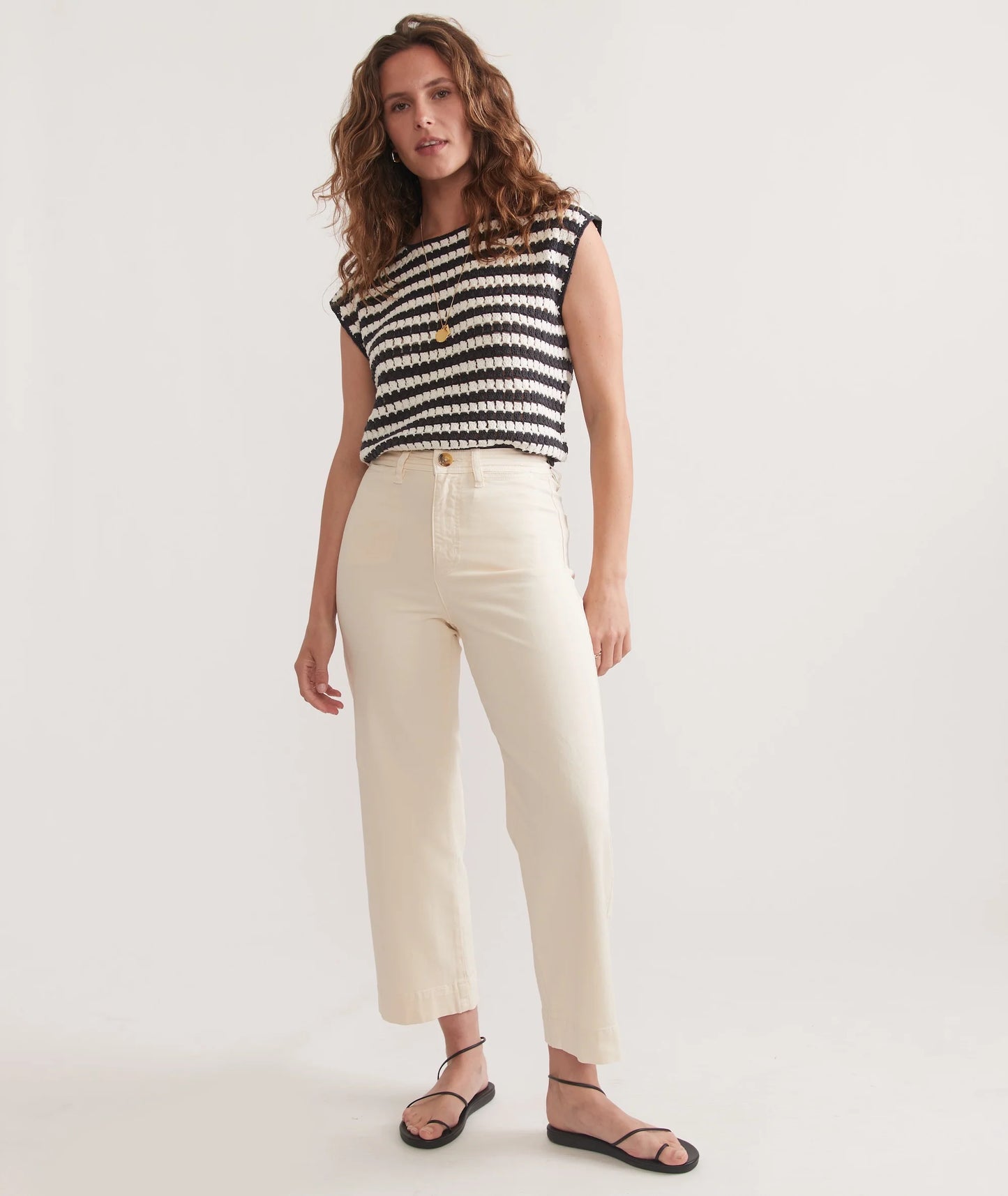 Bridget Slim Wide Leg Crop