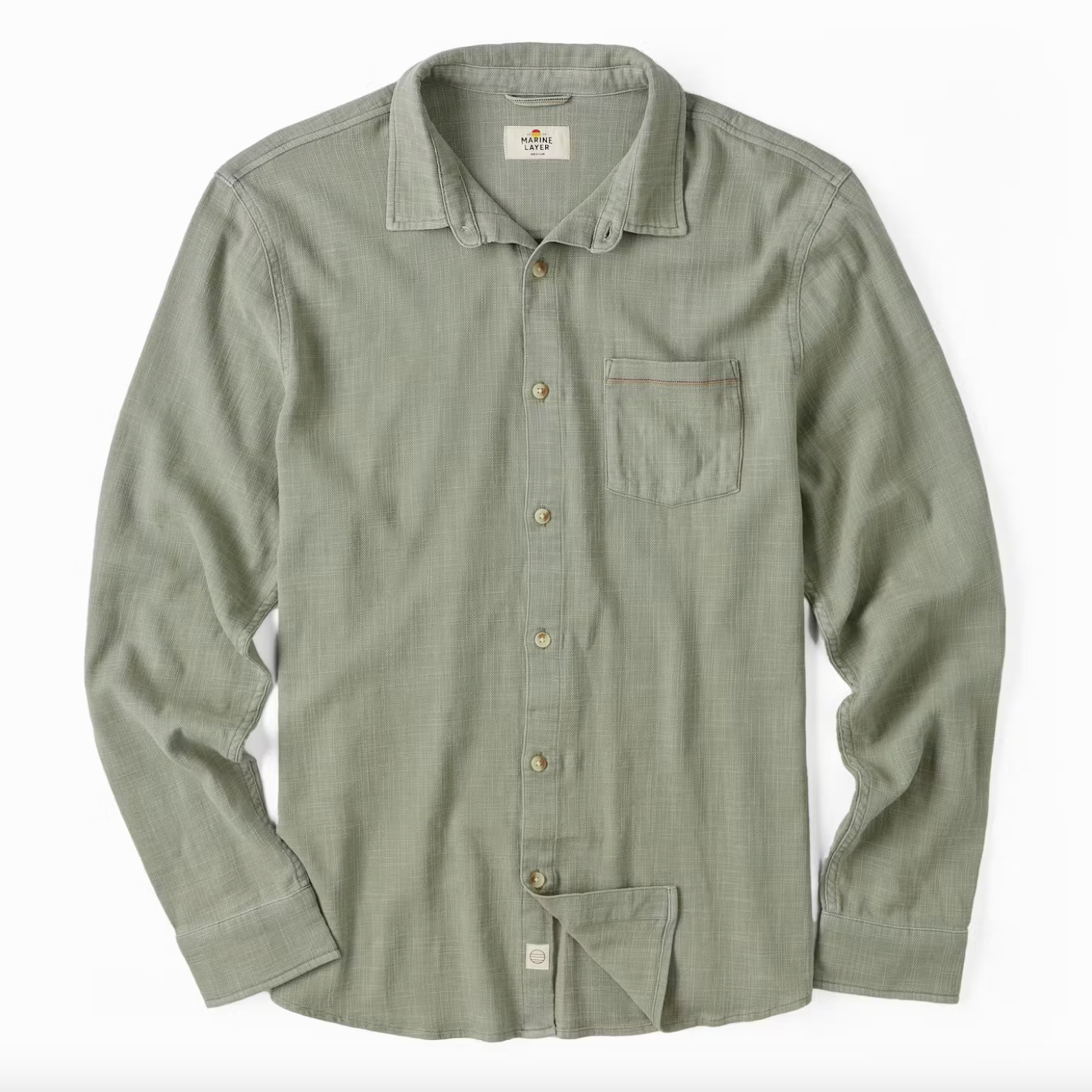 Stretch Selvage Long Sleeve Shirt