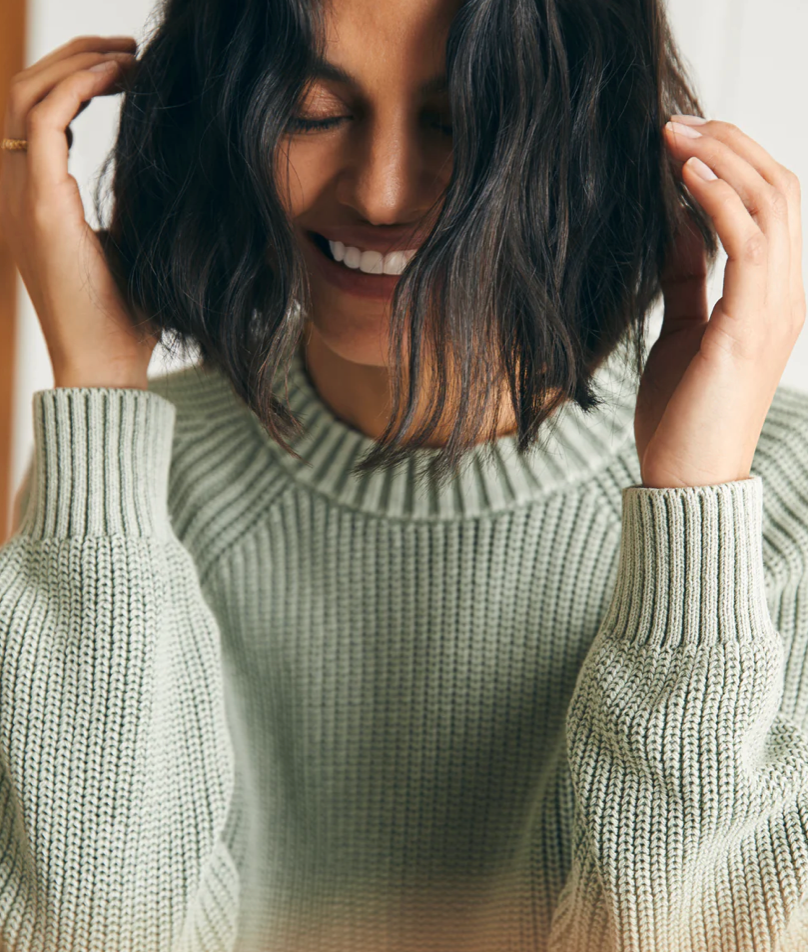 Sunwashed Fisherman Crew Sweater