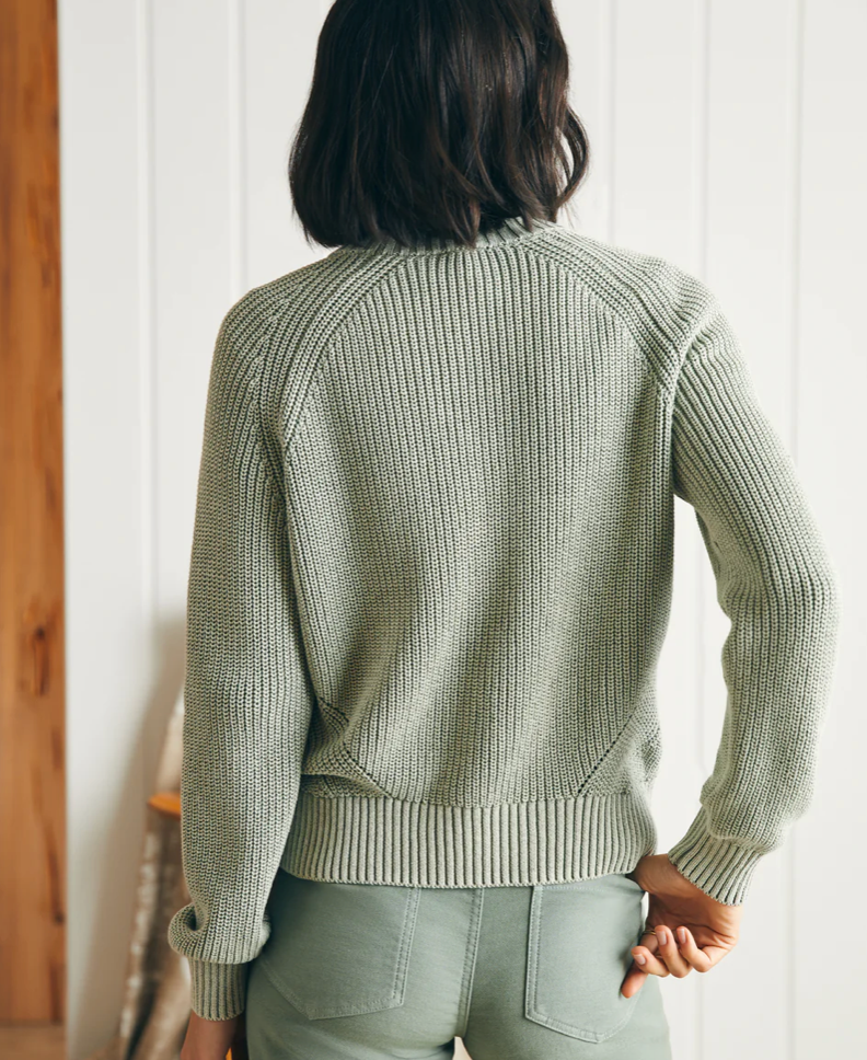 Sunwashed Fisherman Crew Sweater