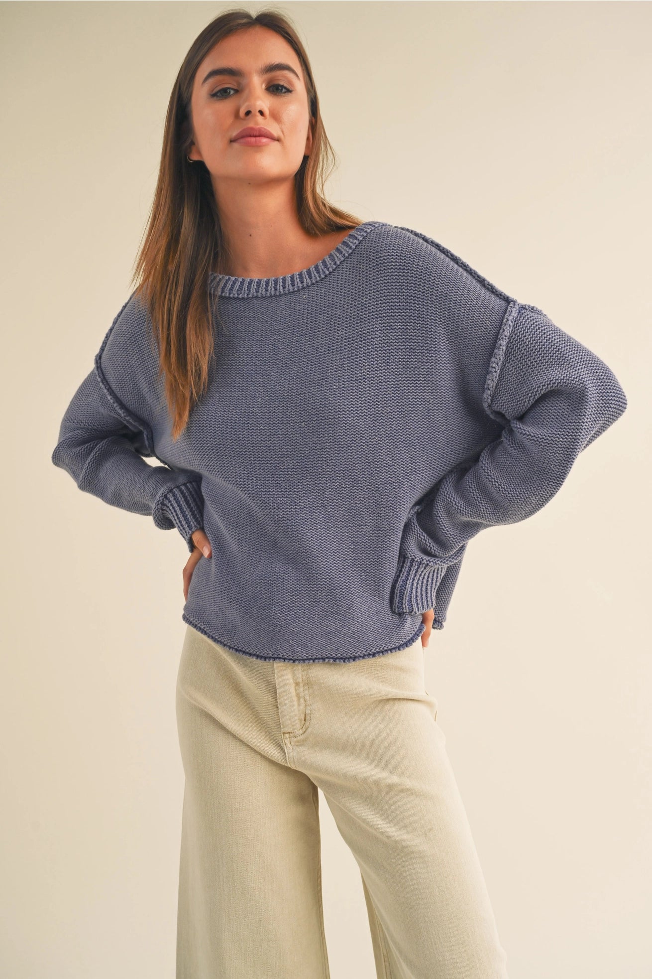 Dye Wash Knit Sweater – Fore & Wharf