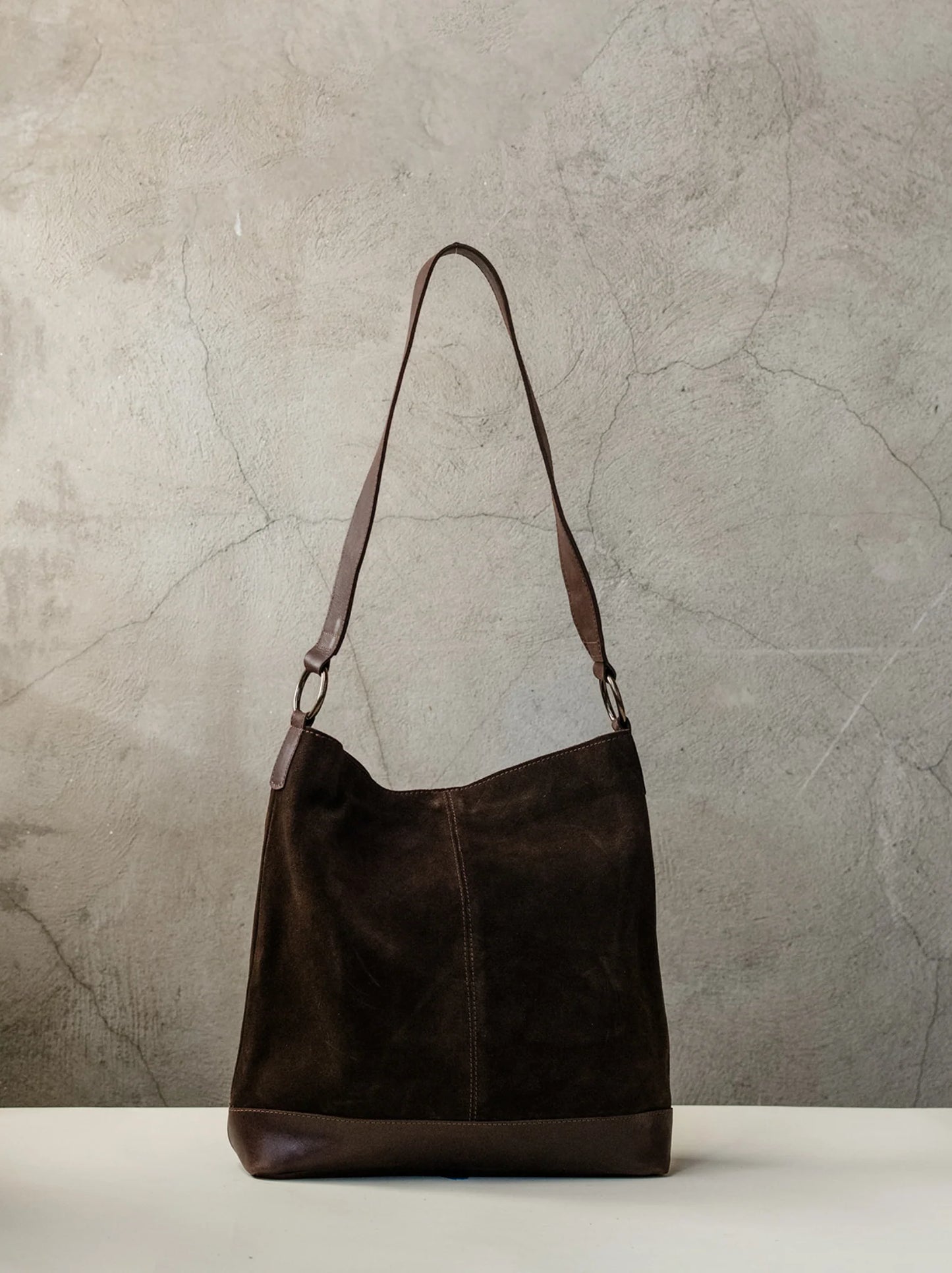 Talia Suede Leather Tote