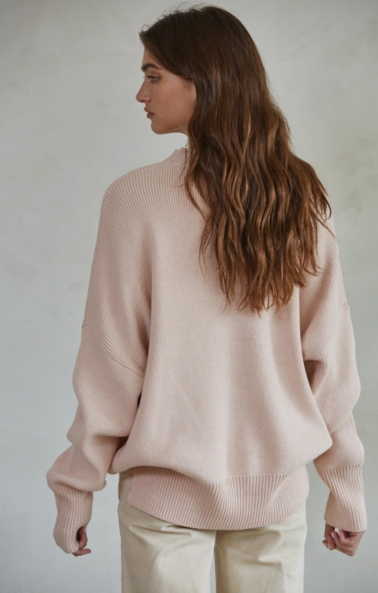 High Neck Chunky Sweater