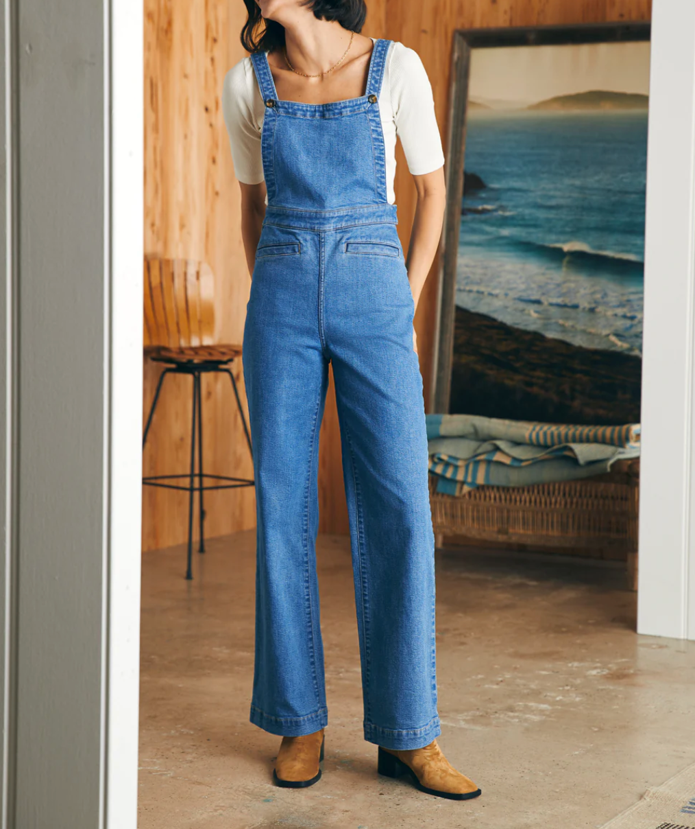 Organic Cotton Denim Sienna Jumpsuit