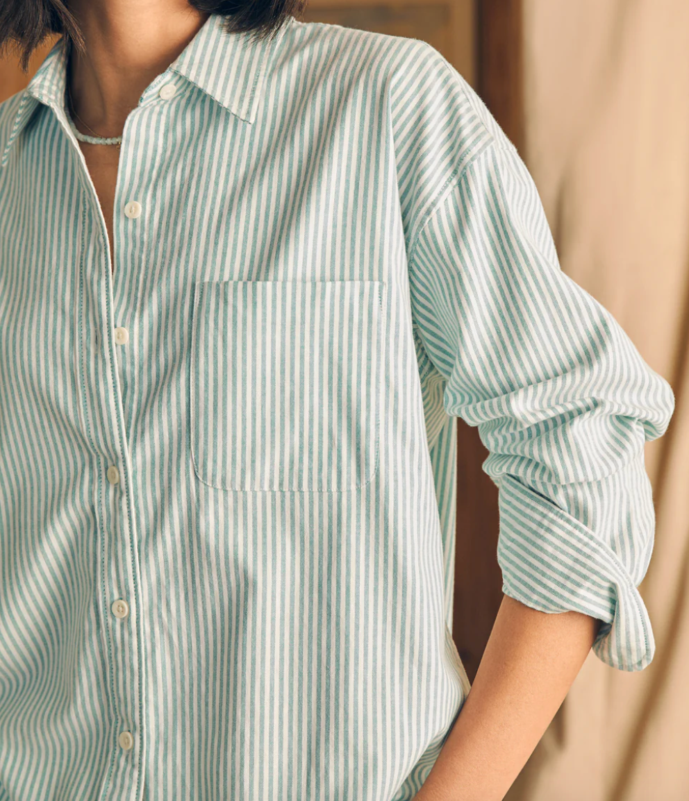 Stretch Oxford Relaxed Shirt