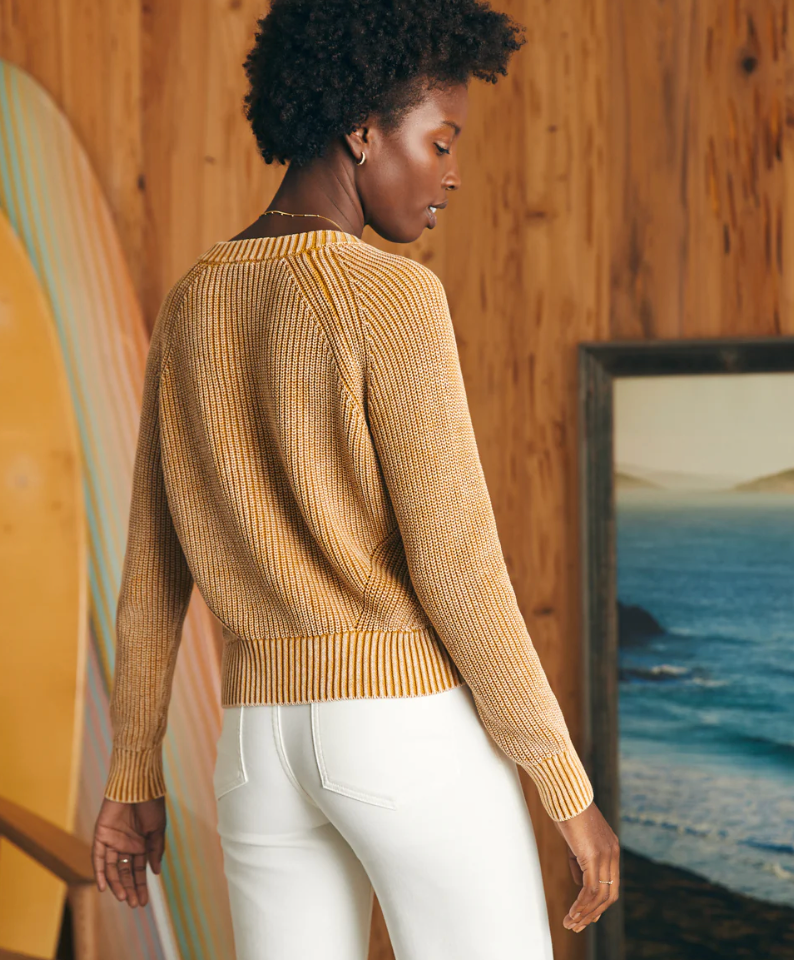 Sunwashed Fisherman Cardigan