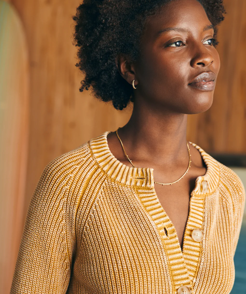 Sunwashed Fisherman Cardigan