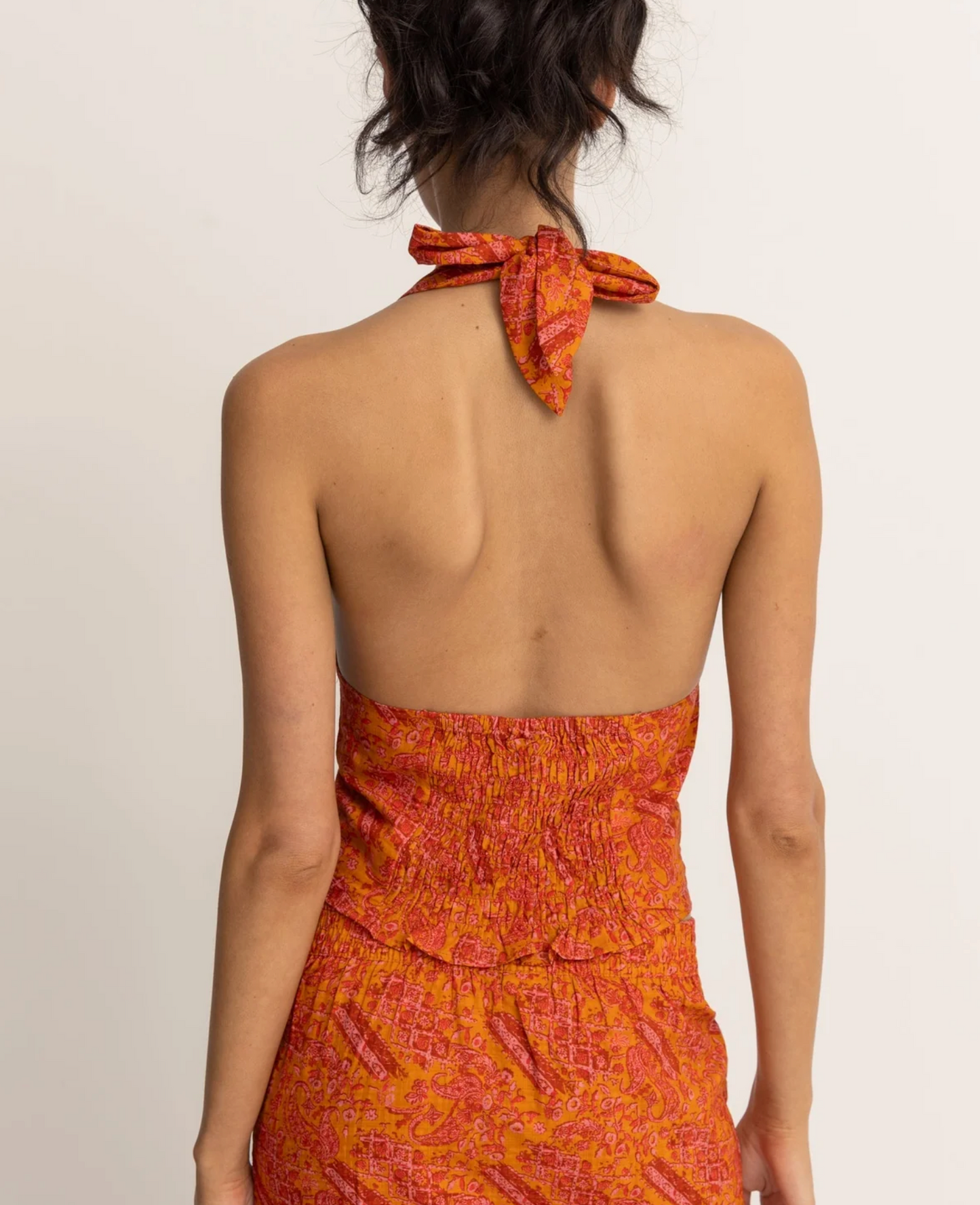 Adia Paisley Halter Top