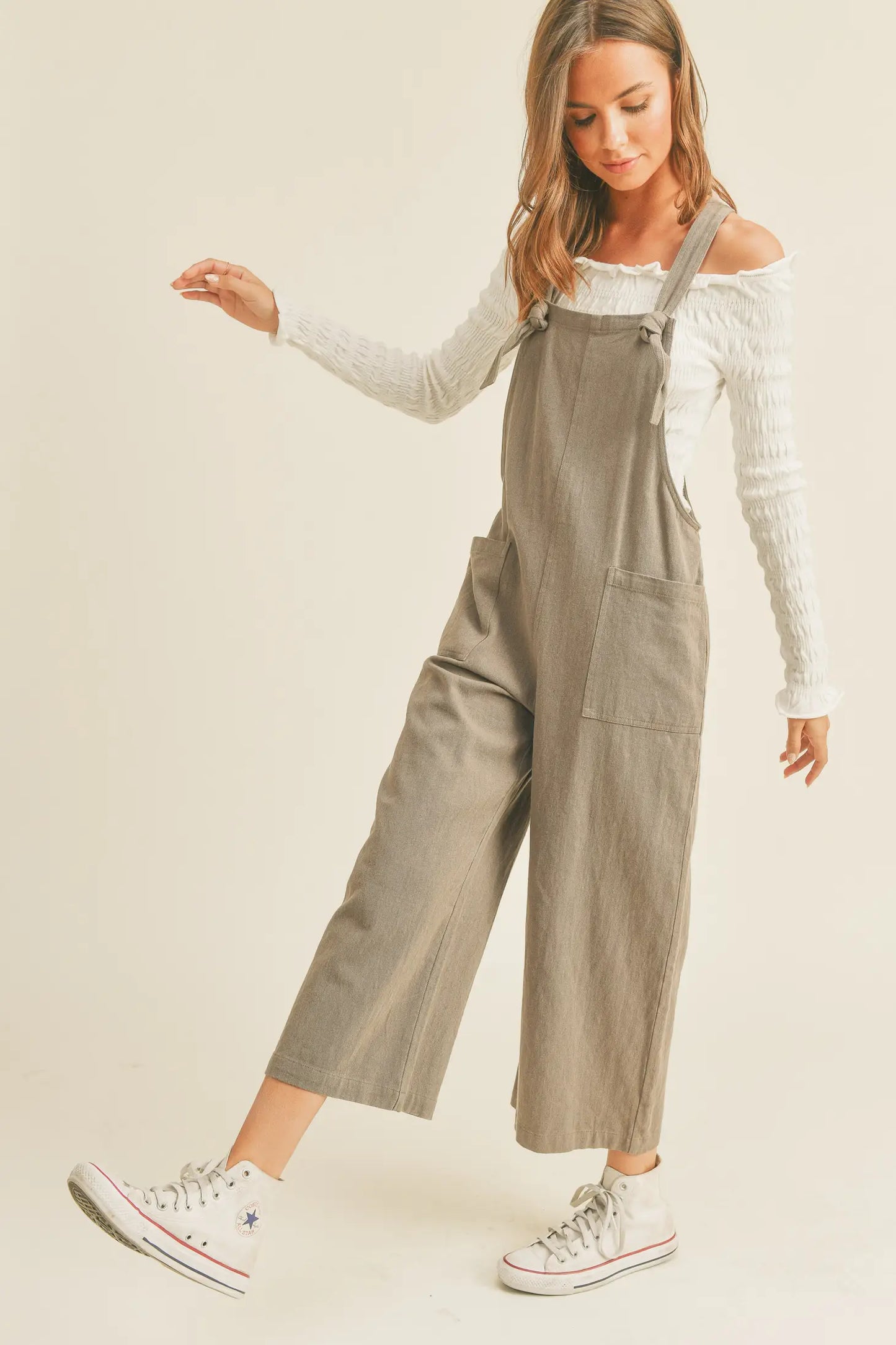 Washed Cotton Jumpsuit