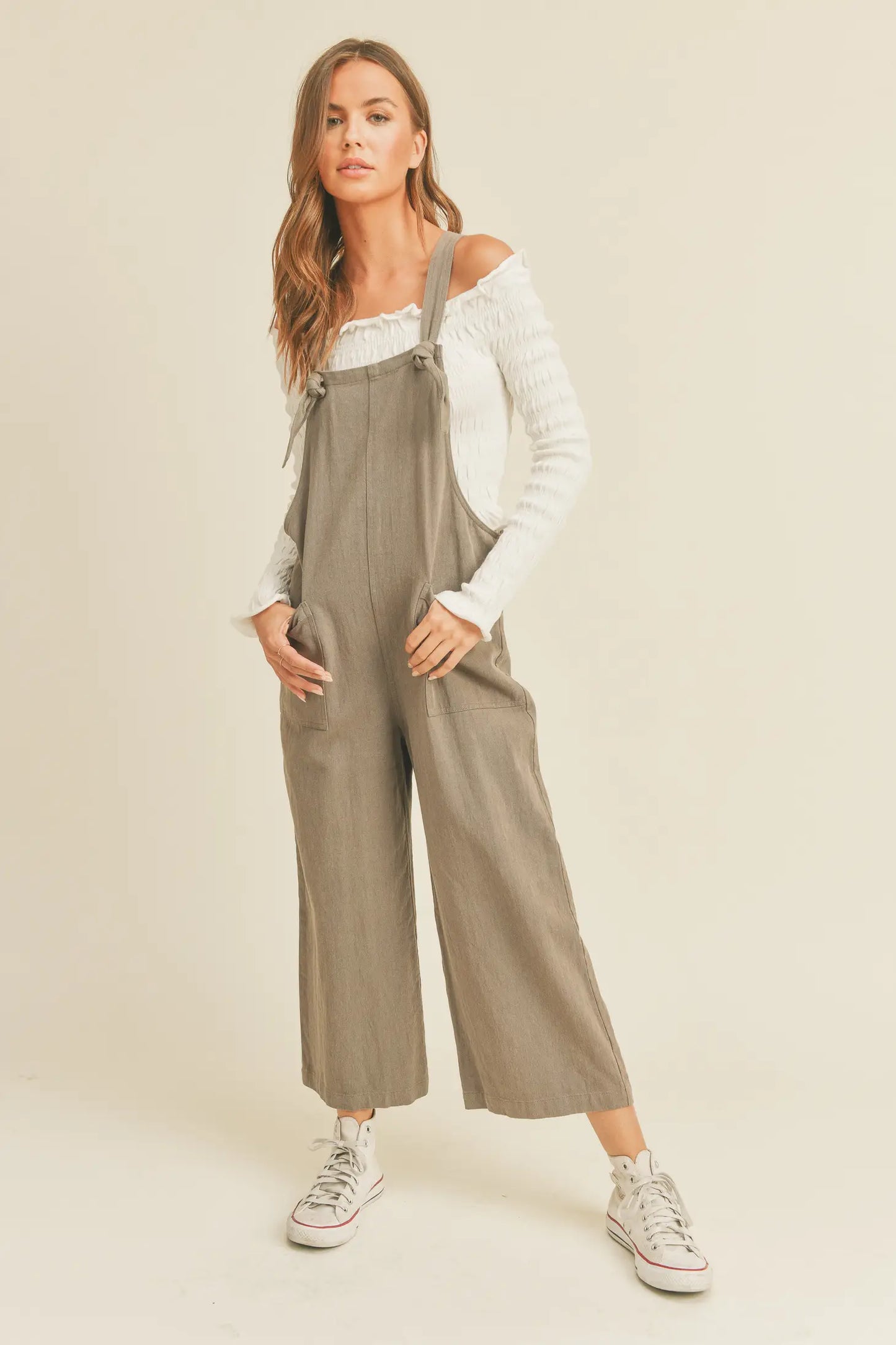 Washed Cotton Jumpsuit