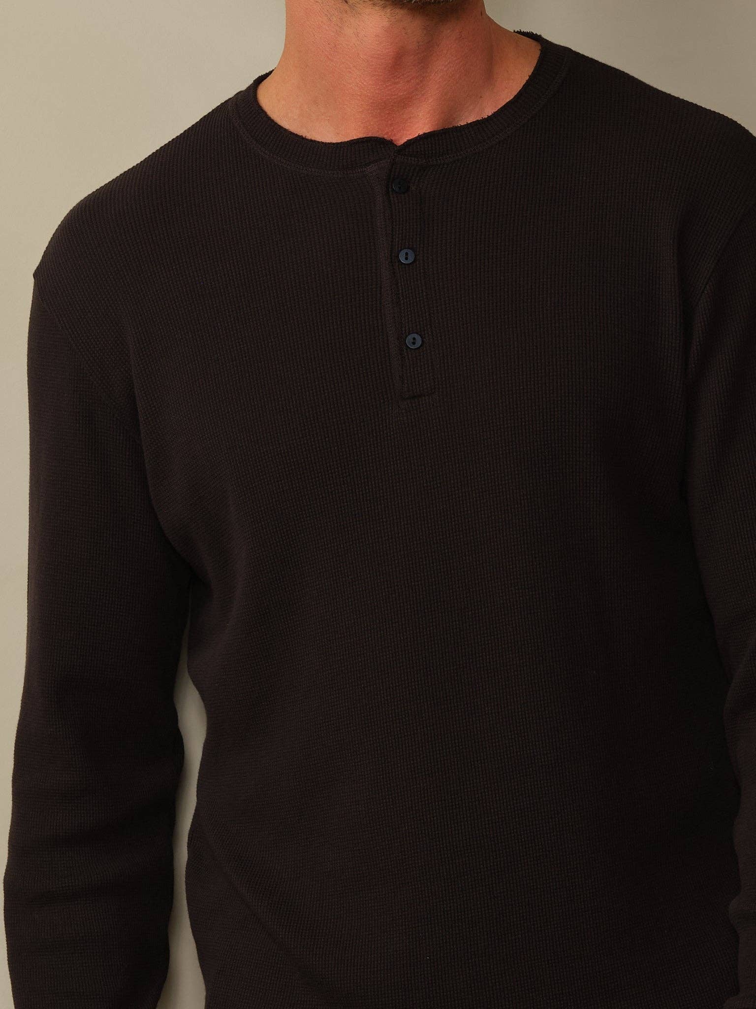 Men's Crosby Organic Cotton Waffle Henley