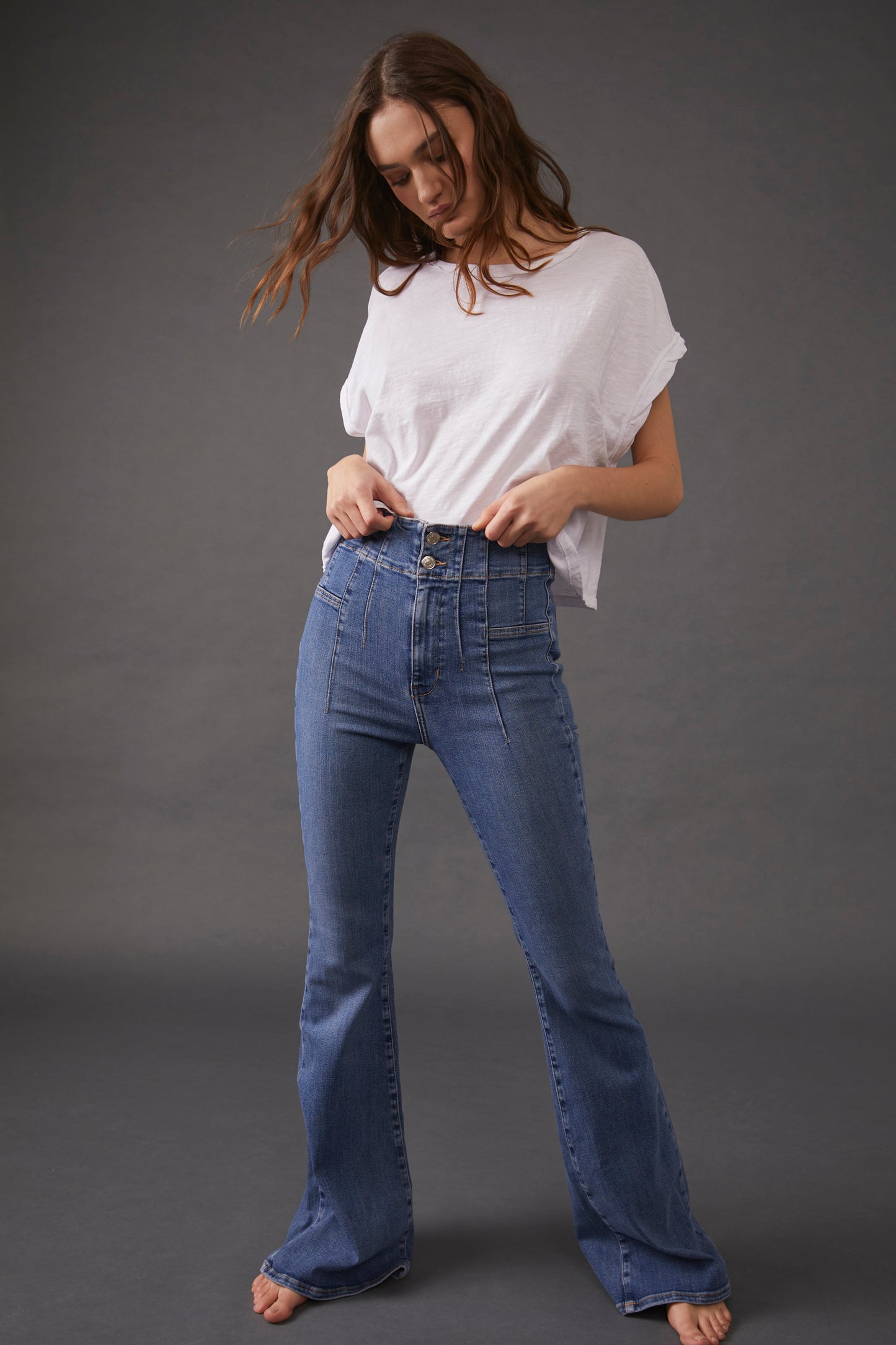 Free People Jayde Flare Jeans | Women's Denim | MILK MONEY