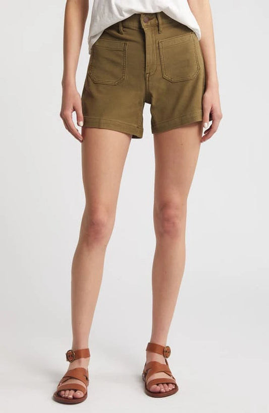 Stretch Terry Patch Pocket Short