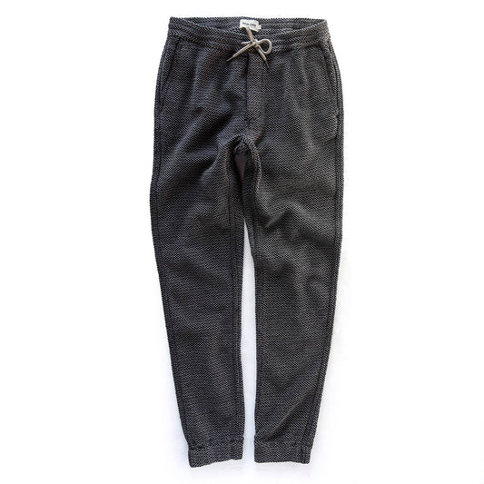 The Après Pant in Charcoal Sashiko