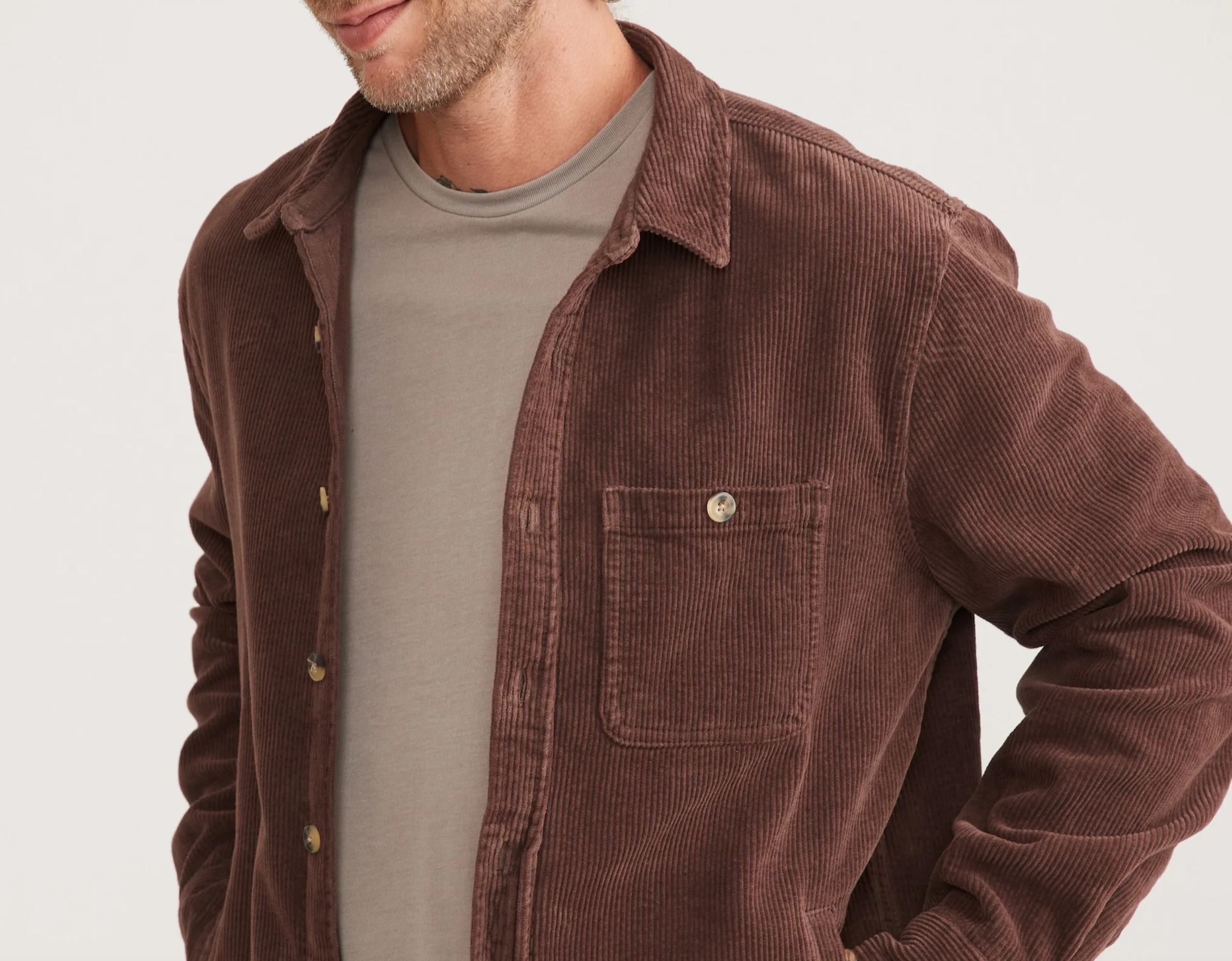 Max Broken In Corduroy Overshirt