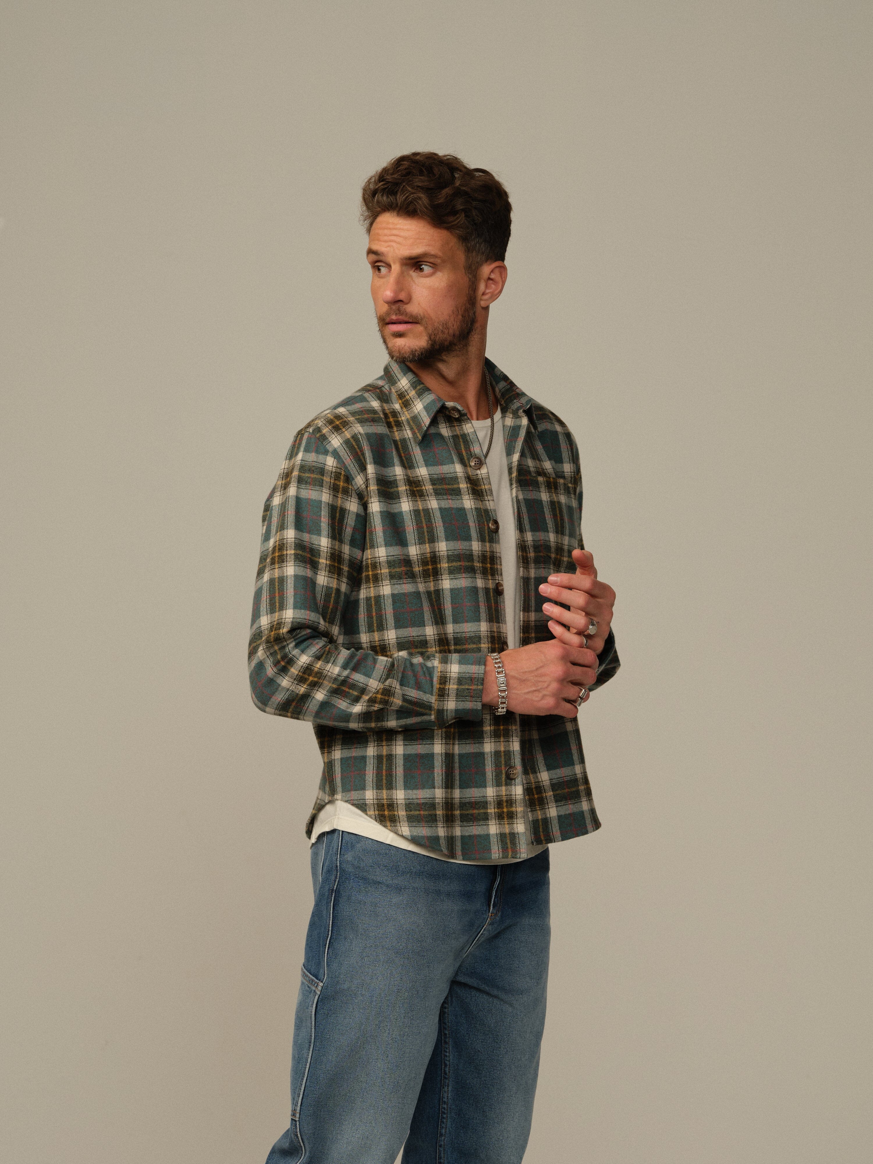 Men's Accord Japanese Cotton Flannel Shirt