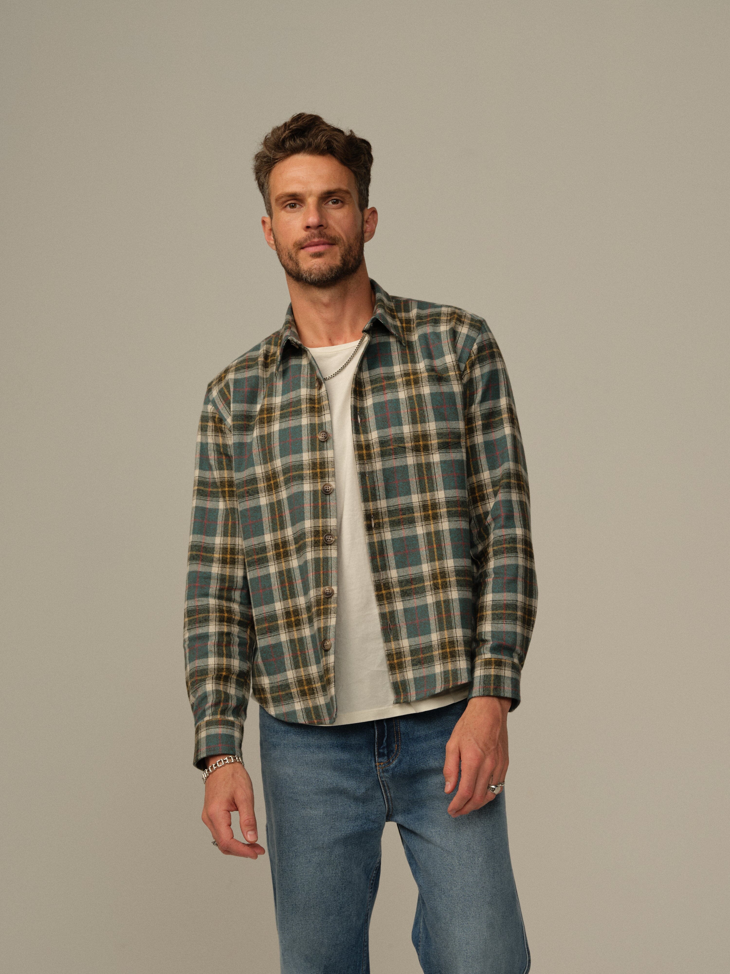 Men's Accord Japanese Cotton Flannel Shirt