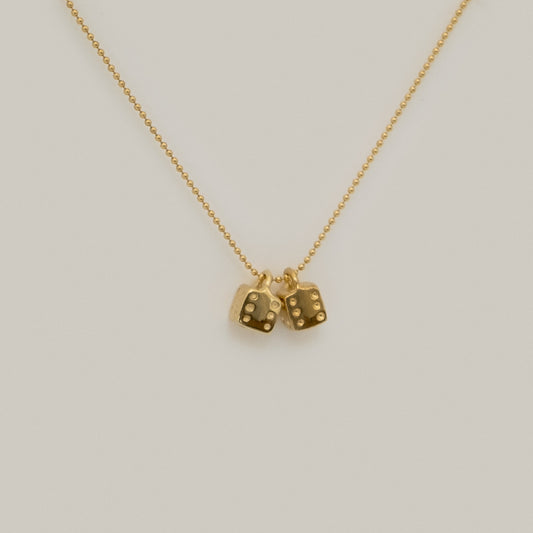 Double Dice Necklace