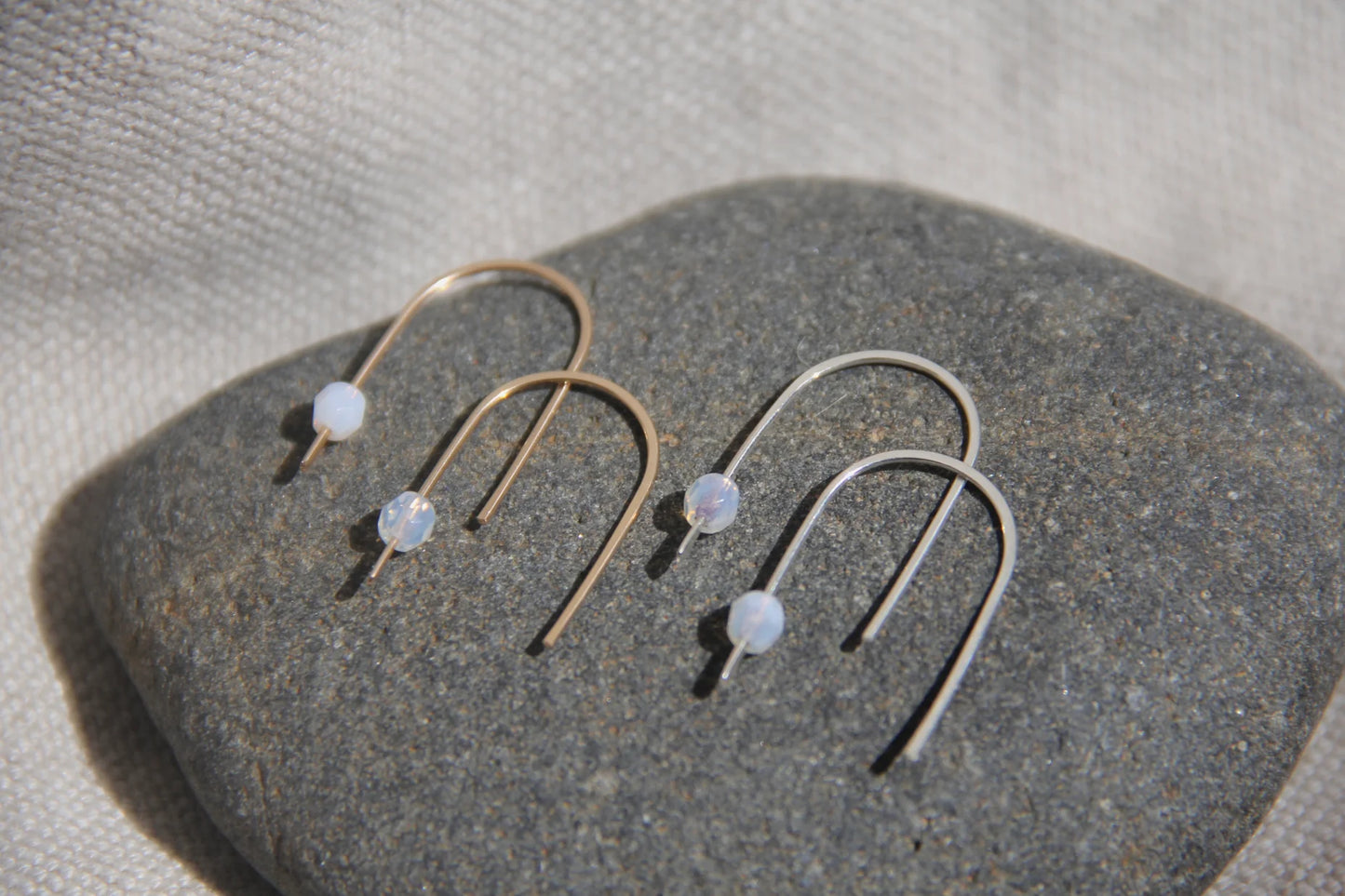 Iridescent Arch Earrings