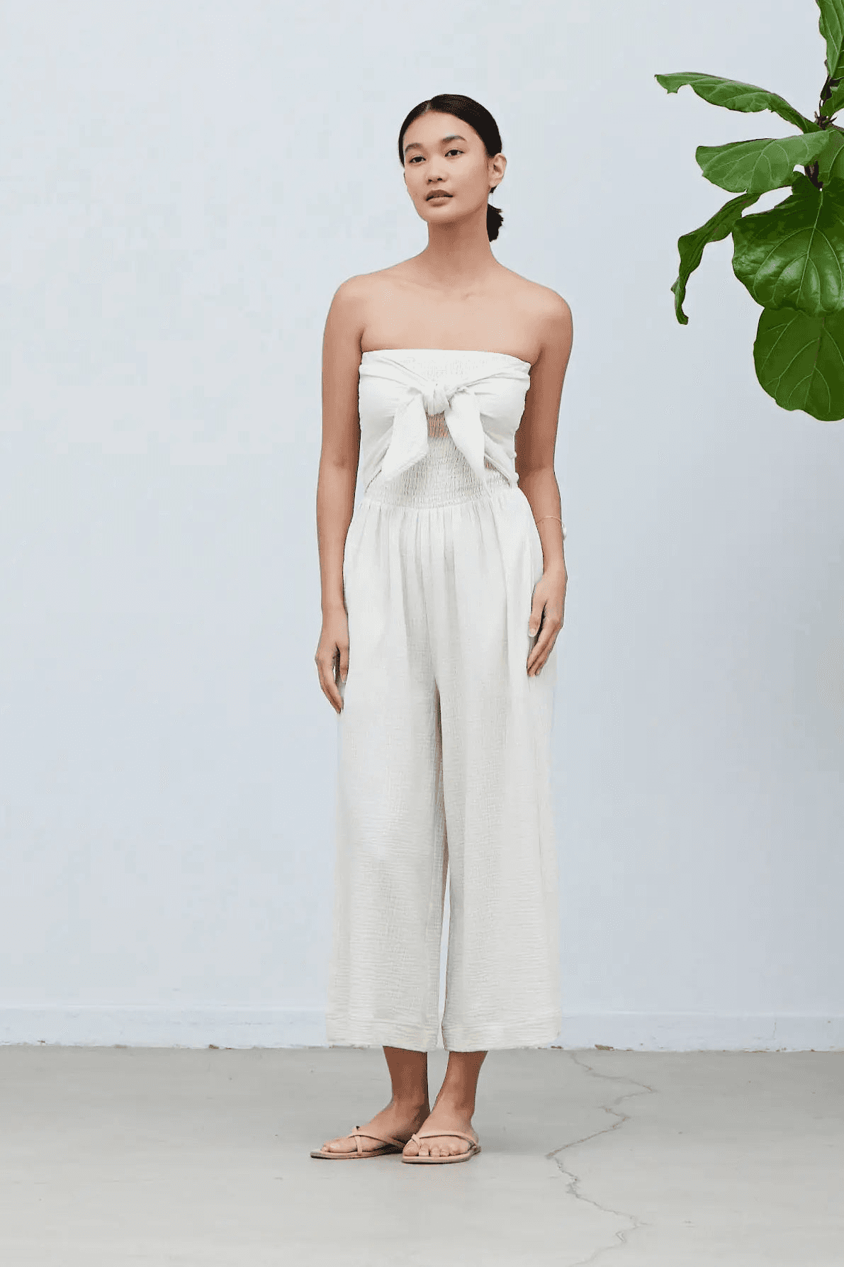 Tie Front Jumpsuit