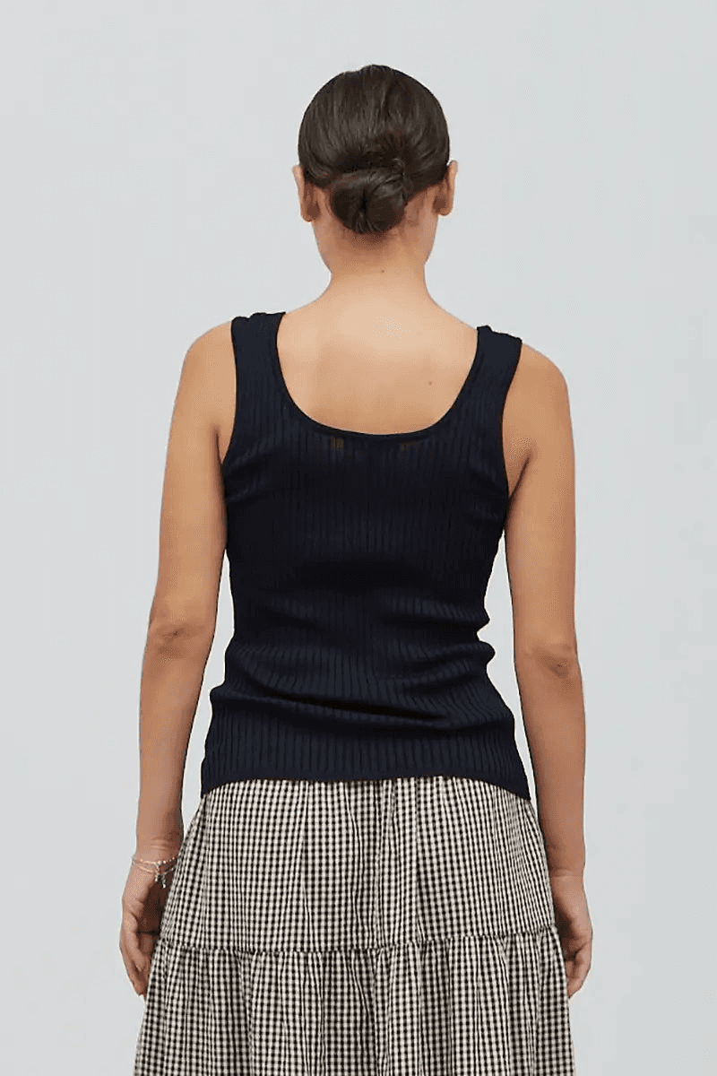 Summer Scoop Tank Sweater